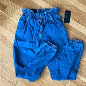 NWT American bazi cargo jeans medium wash